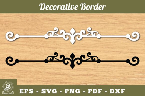 Decorative Border Lasercut Decoration for Laser Cutting & Home Decor