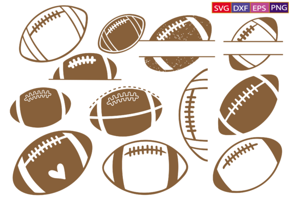 Football SVG Bundle for Crafts & Graphics