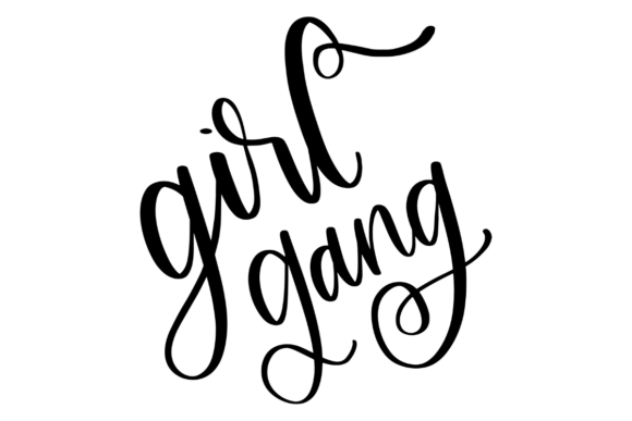 Friendship Girl Gang Graphics for Crafts