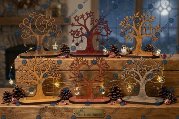 Laser Cut Tree Stand SVG Bundle