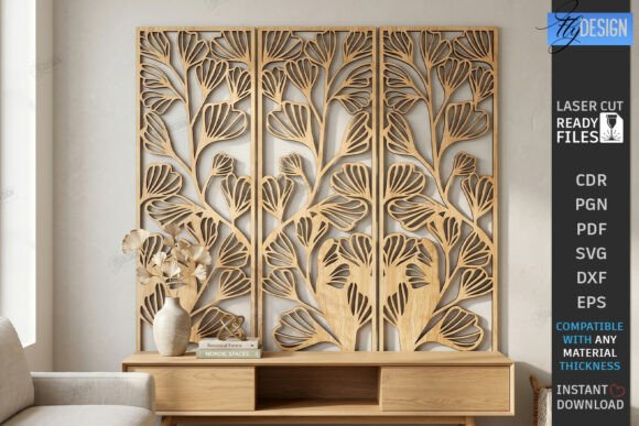 Laser Cut Wall Decor for Editorial Design