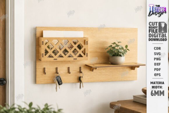 Laser Cutting Wall Decor: Key Holder Design Review